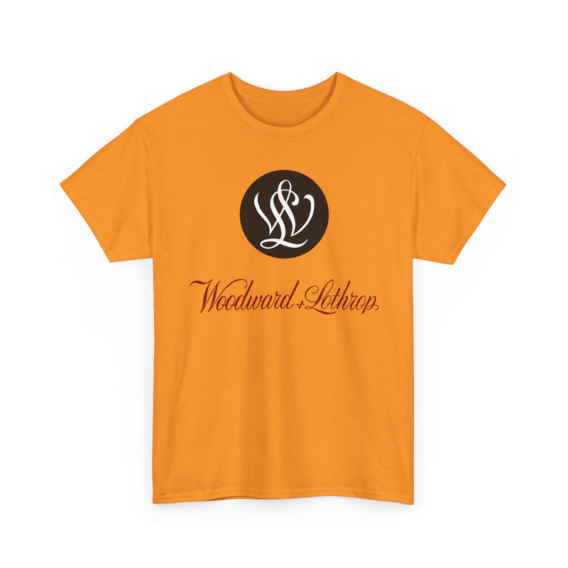 Load image into Gallery viewer, Woodward &amp; Lothrop Black Circle Monogram W&amp;L Department Store DC T-shirt

