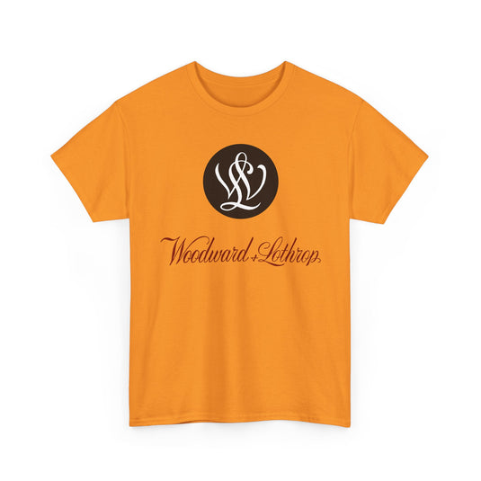Woodward & Lothrop Black Circle Monogram W&L Department Store DC T-shirt
