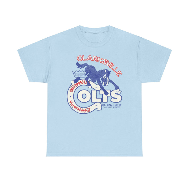 Load image into Gallery viewer, Clarksville Colts Nostalgic Retro Baseball Team T-shirt
