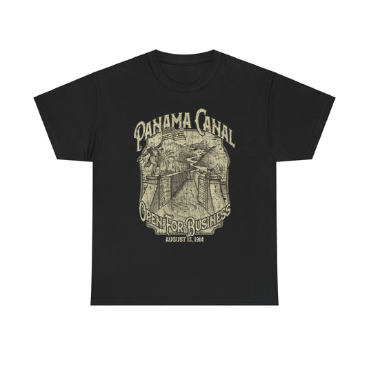 Panama Canal Open For Business 1914 Advertising T-shirt