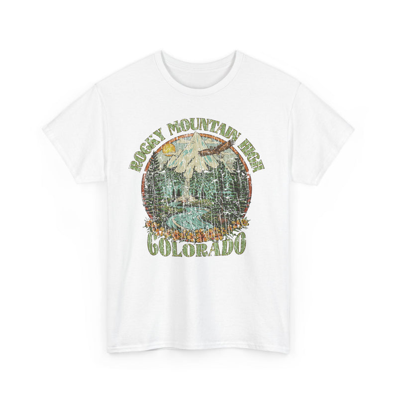 Load image into Gallery viewer, Rocky Mountain High John Denver 1972 Colorado Folk Rock T-shirt
