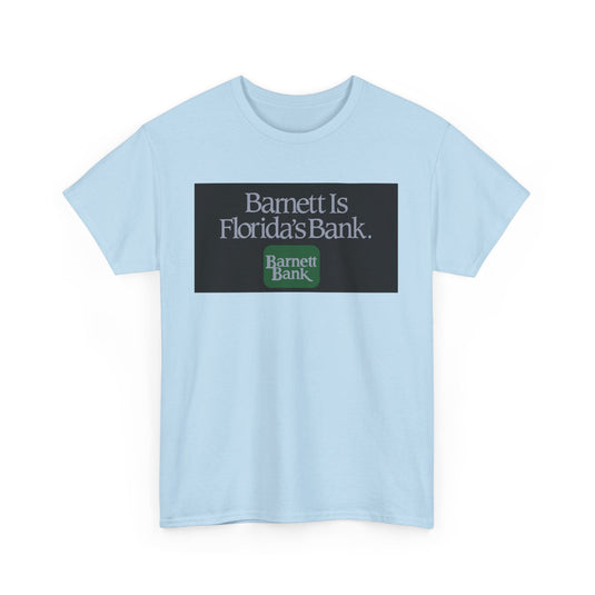 Barnett Bank Florida's Bank T-Shirt - Regional Banking Logo - Florida
