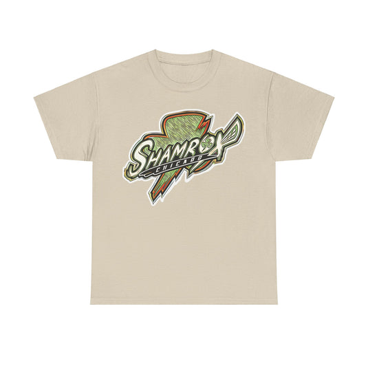 Chicago Shamrox Lacrosse Nostalgic Retro Logo T-shirt