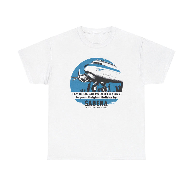 Load image into Gallery viewer, Belgium Sabena Airlines Retro Nostalgic T-shirt
