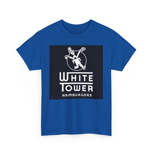 White Tower Hamburgers Logo Restaurant Chain T-Shirt