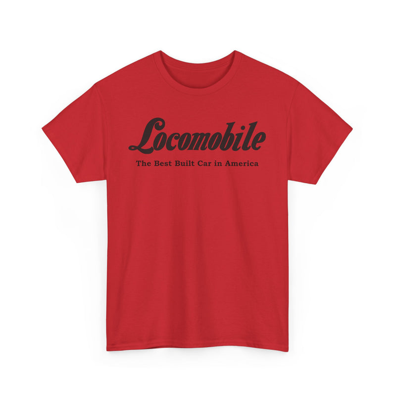 Load image into Gallery viewer, Locomobile The Best Built Car in America Vintage Script T-shirt

