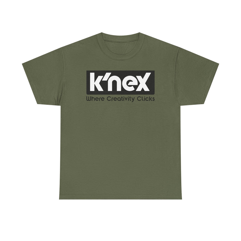 Load image into Gallery viewer, K&#39;NEX Defunct Building Toys T-Shirt Where Creativity Clicks Construction Set Tee
