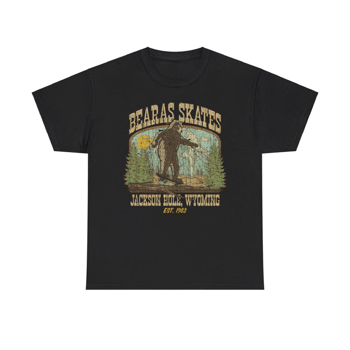 Bearas Skates Est 1983 Jackson Hole Wyoming T-shirt