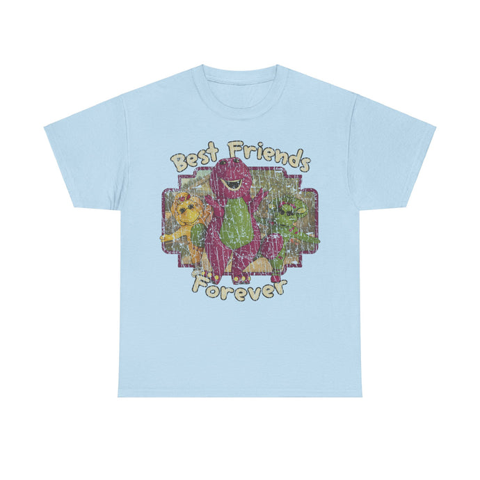 Best Friends Forever 1992 Purple Dinosaur Nostalgic Retro T-shirt