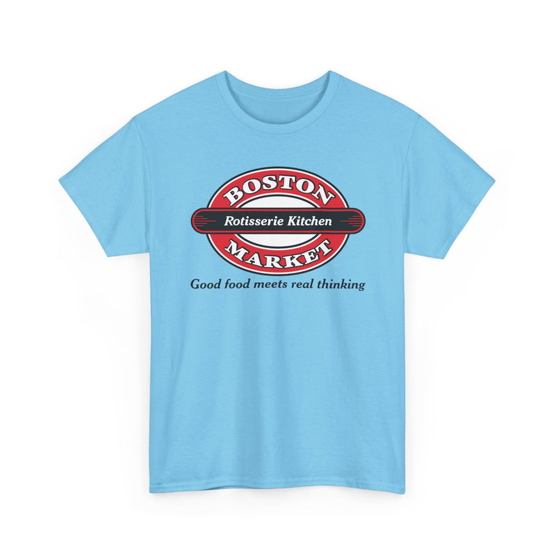 Load image into Gallery viewer, Boston Market T-Shirt Defunct Rotisserie Kitchen Good Food Meets Real Thinking
