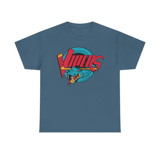 Detroit Vipers Logo Michigan Hockey Team T-shirt