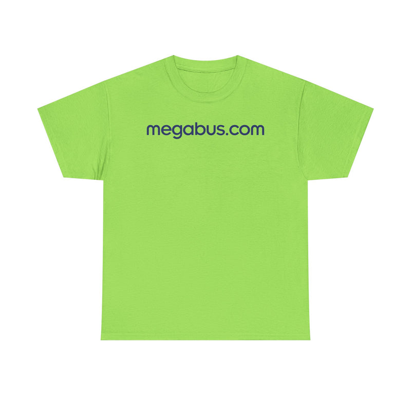 Load image into Gallery viewer, Megabus.com Defunct Bus Service T-Shirt Budget Travel Transportation Company Tee
