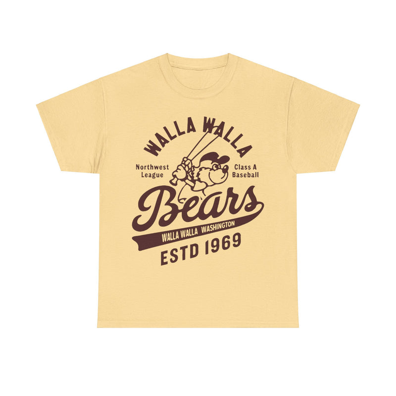 Load image into Gallery viewer, Walla Walla Bears Nostalgic Retro Baseball Team T-shirt
