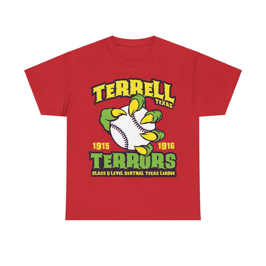 Terrell Terrors Est 1915 Texas Baseball T-shirt