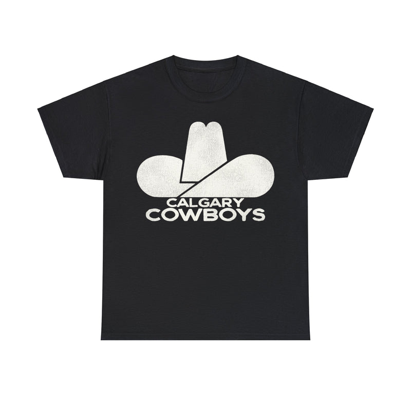 Load image into Gallery viewer, Calgary Cowboys Hockey Team Nostalgic Logo T-shirt
