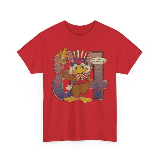 Sam The Eagle 1984 Summer Olympics Mascot California T-shirt