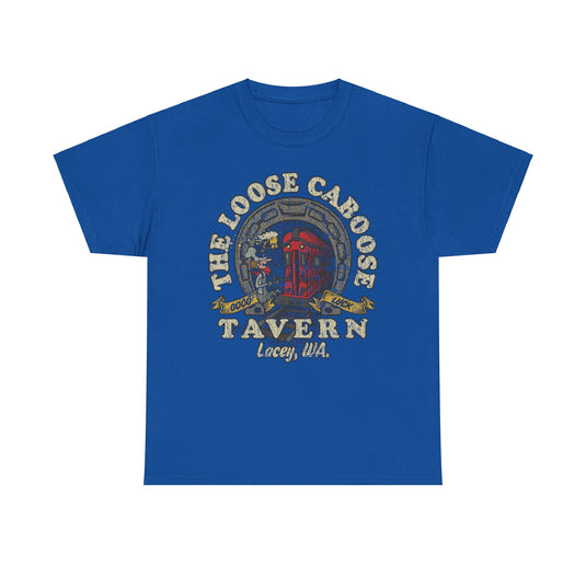 The Loose Caboose Tavern 1967 Lacey Washington Bar Restaurant T-shirt