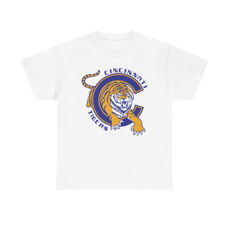 Load image into Gallery viewer, Cincinnati Tigers Ohio Central Hockey League &#39;81-82 T-shirt
