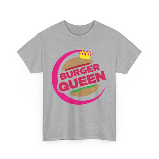 Burger Queen Fast Food Chain Vintage Logo Restaurant T-Shirt