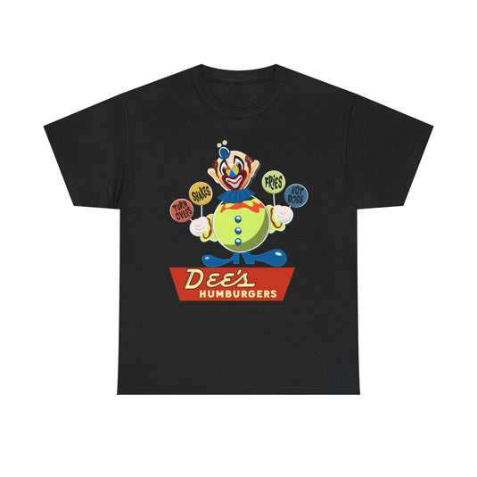 Dee's Hamburgers Let's All Go To Dee's Vintage Logo Chain T-Shirt