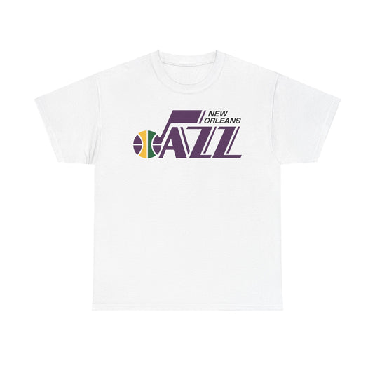 New Orleans Jazz Louisiana Basketball 1974-1979 T-shirt