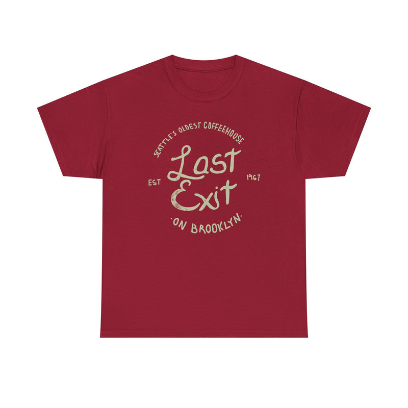 Load image into Gallery viewer, Last Exit on Brooklyn T-Shirt - Coffeehouse Industry Defunct Tee
