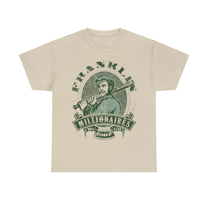 Load image into Gallery viewer, Franklin Millionaires Est 1907 Pennsylvania Baseball T-shirt
