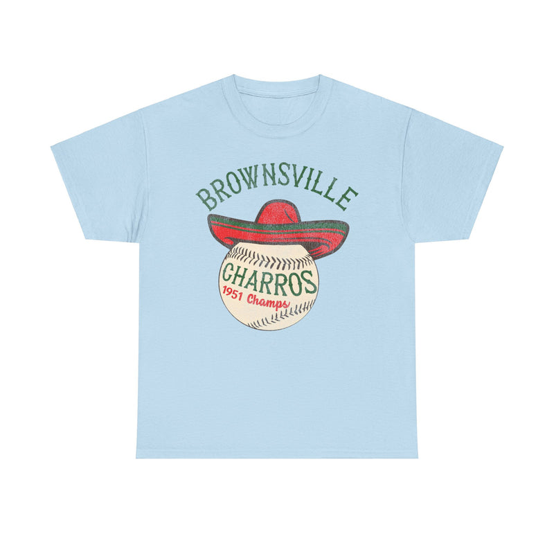 Load image into Gallery viewer, Brownsville Charros Nostalgic Retro Baseball Team T-shirt
