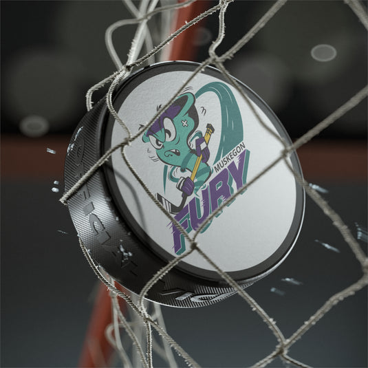 Muskegon Fury Michigan 1992-2008 Hockey Puck