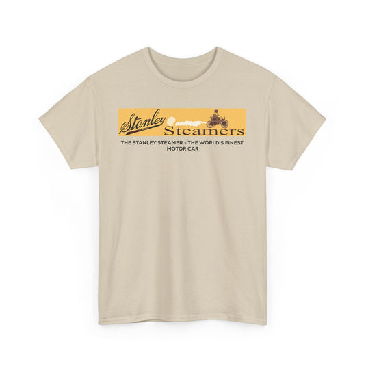 Stanley Steamers The World's Finest Motor Car Vintage Logo T-shirt