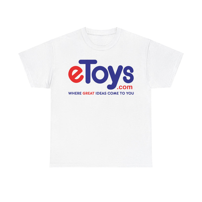 Load image into Gallery viewer, Etoys.com Logo T-Shirt: “Where Great Ideas Come To You”
