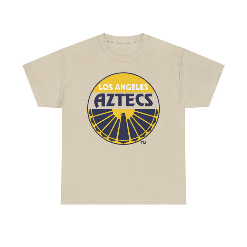 Load image into Gallery viewer, Los Angeles Aztecs Yellow Logo California Soccer Team T-shirt
