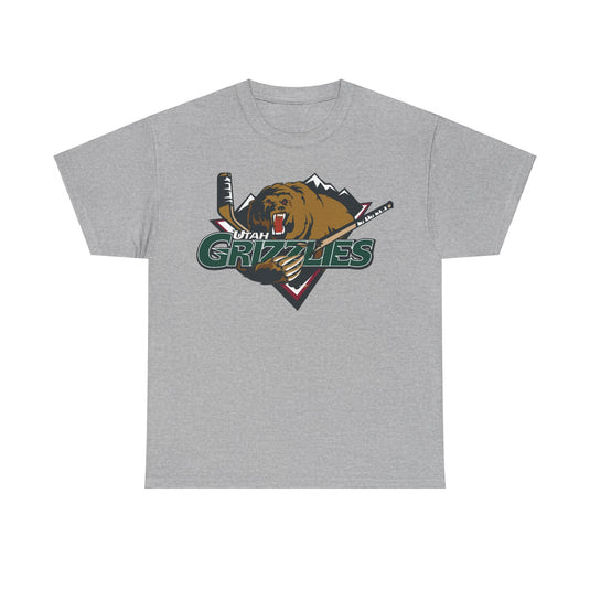 Utah Grizzlies Logo Hockey Team T-shirt