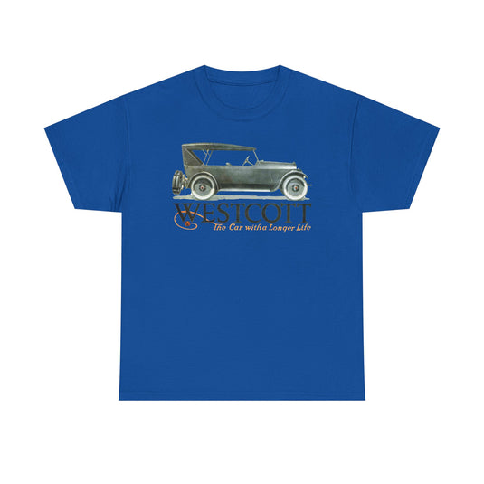 Westcott The Car With A Longer Life Vintage American Auto Logo T-shirt
