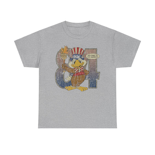 Sam The Eagle 1984 Summer Olympics Mascot California T-shirt