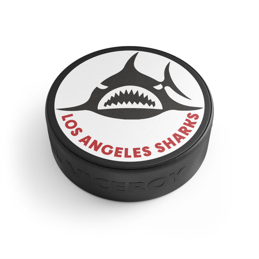 Los Angeles Sharks California WHA Hockey Puck