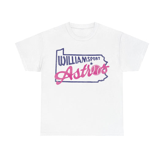 Williamsport Astros Nostalgic Retro Baseball Team T-shirt