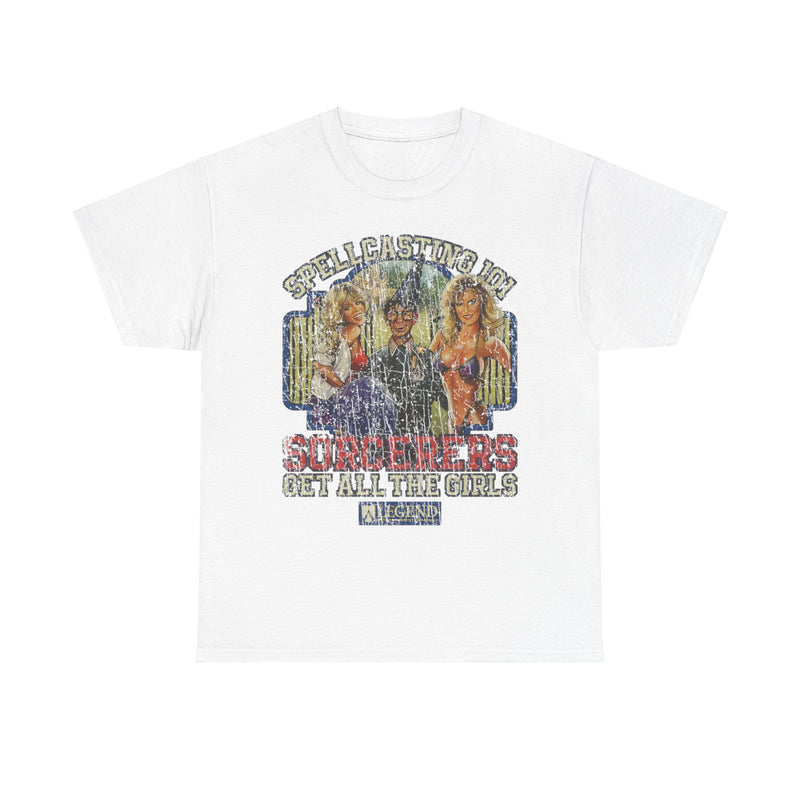 Load image into Gallery viewer, Spellcasting 101 Sorcerers Get All the Girls 1990 Adventure Video Game T-shirt
