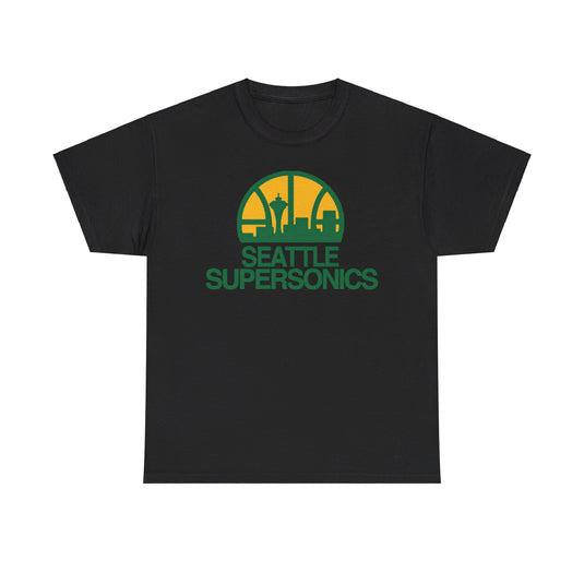 Seattle Supersonics Nostalgic Retro Basketball T-shirt