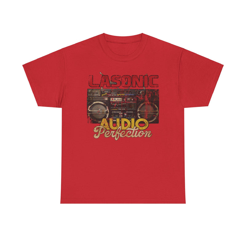 Load image into Gallery viewer, Lasonic Audio Perfection Electronics Corporation Boom Box T-shirt
