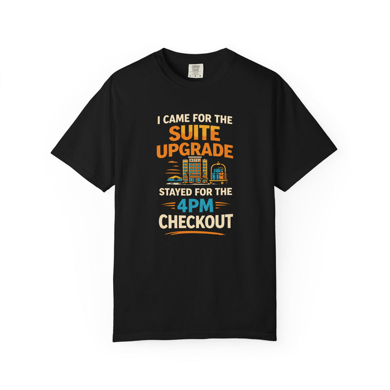 Load image into Gallery viewer, Suite Upgrade Late Checkout Credit Card Points Miles T-shirt
