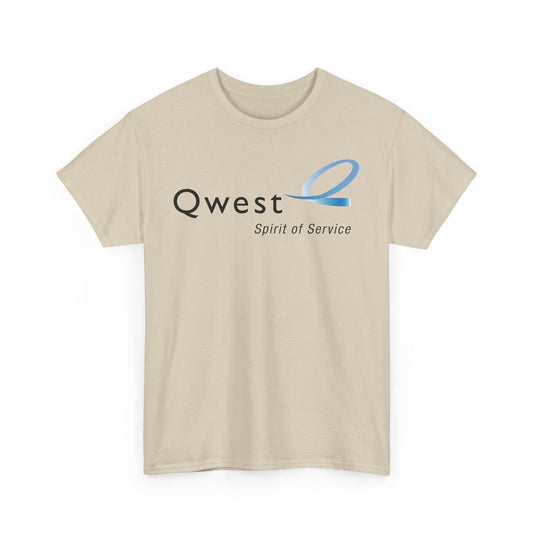 Qwest Spirit of Service Telecommunications Company Logo T-Shirt
