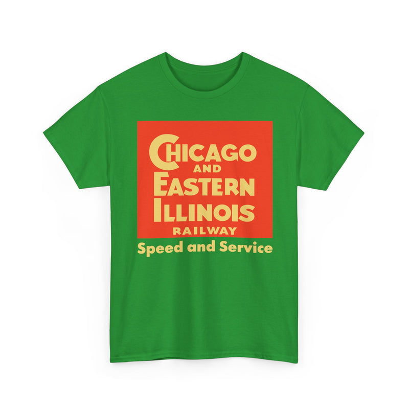 Load image into Gallery viewer, Chicago Eastern Illinois Speed Service Railroad Logo Train T-Shirt
