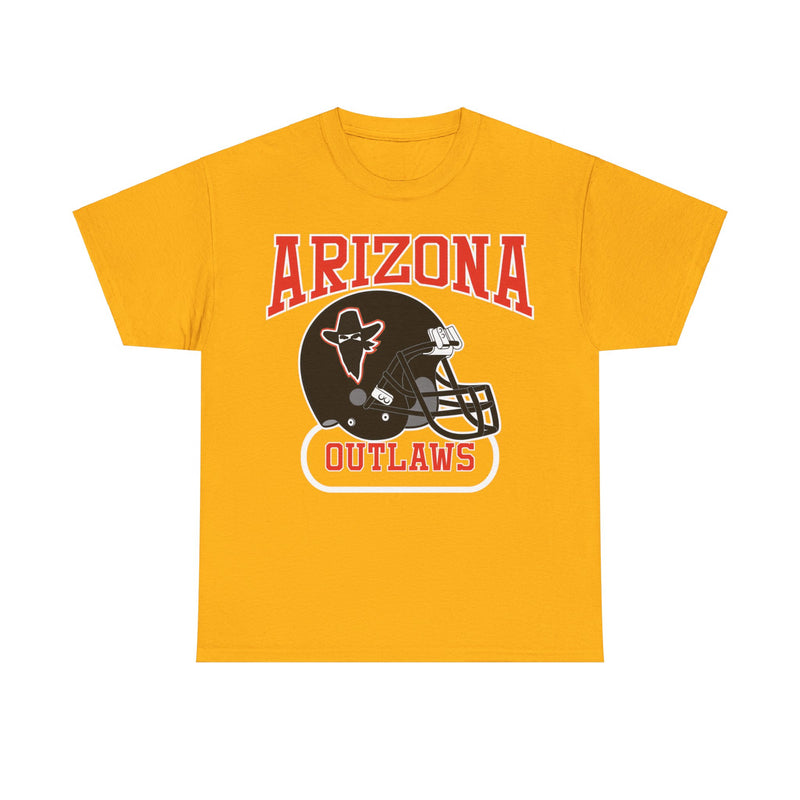 Load image into Gallery viewer, Arizona Outlaws Helmet Logo Football Team T-shirt
