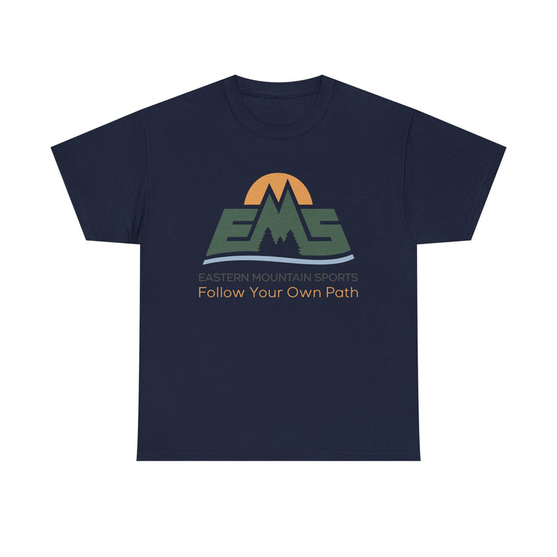 Load image into Gallery viewer, Eastern Mountain Sports T-Shirt Defunct Outdoor Retailer Follow Your Own Path Tee
