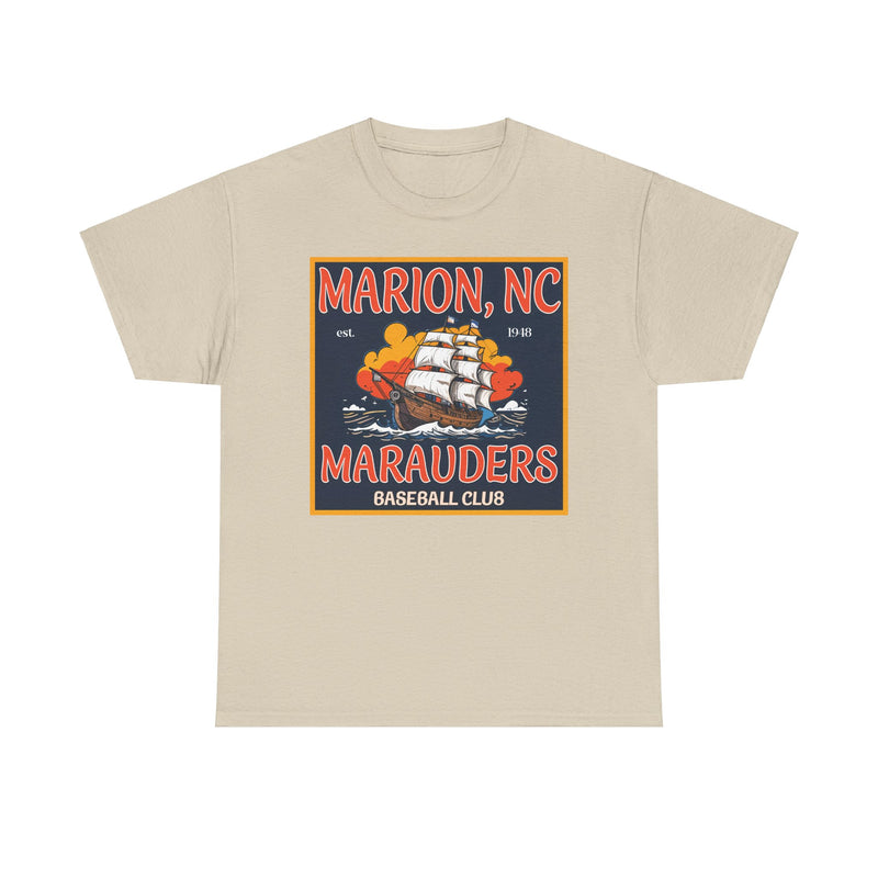 Load image into Gallery viewer, Marion Marauders North Carolina Baseball 1948-1954 T-shirt
