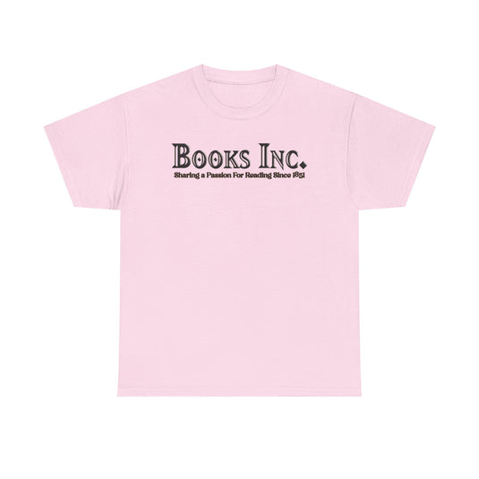 Books Inc T-Shirt Vintage Bookstore Logo Defunct Company Tee