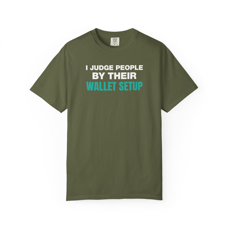 Load image into Gallery viewer, Wallet Setup Credit Card Points Miles Travel Teal T-shirt
