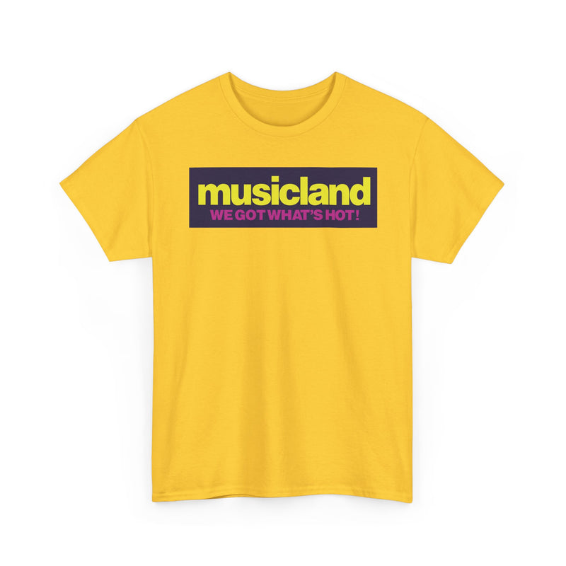 Load image into Gallery viewer, Musicland We Got What&#39;s Hot Music Store Nostalgic T-shirt
