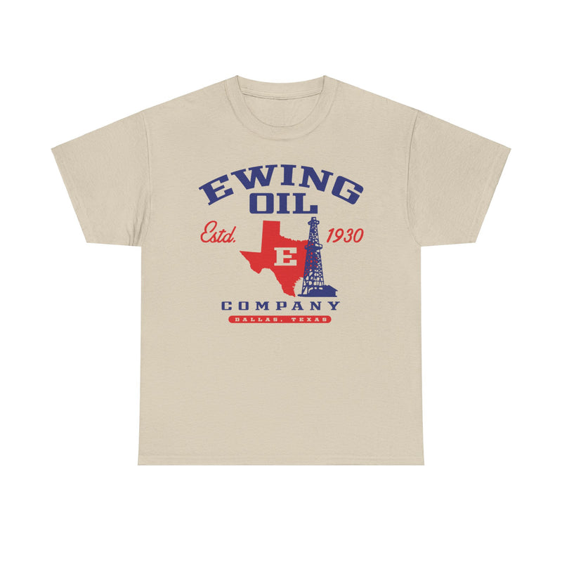 Load image into Gallery viewer, Ewing Oil Company Est 1930 Dallas Texas TV Show T-shirt
